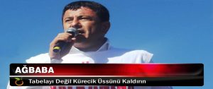 Ağbaba; Tabelayı Değil Kürecik Üssünü Kaldırın