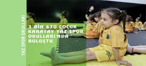 3 Bin 670 Çocuk Karatay Yaz Spor Okulları’nda Buluştu