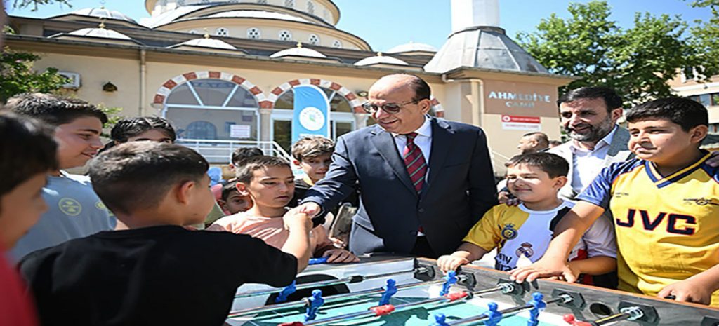 Başkan Geçit, “Rotamız Cami Neşesi” Etkinliğinde Çocukların Coşkusuna Ortak Oldu